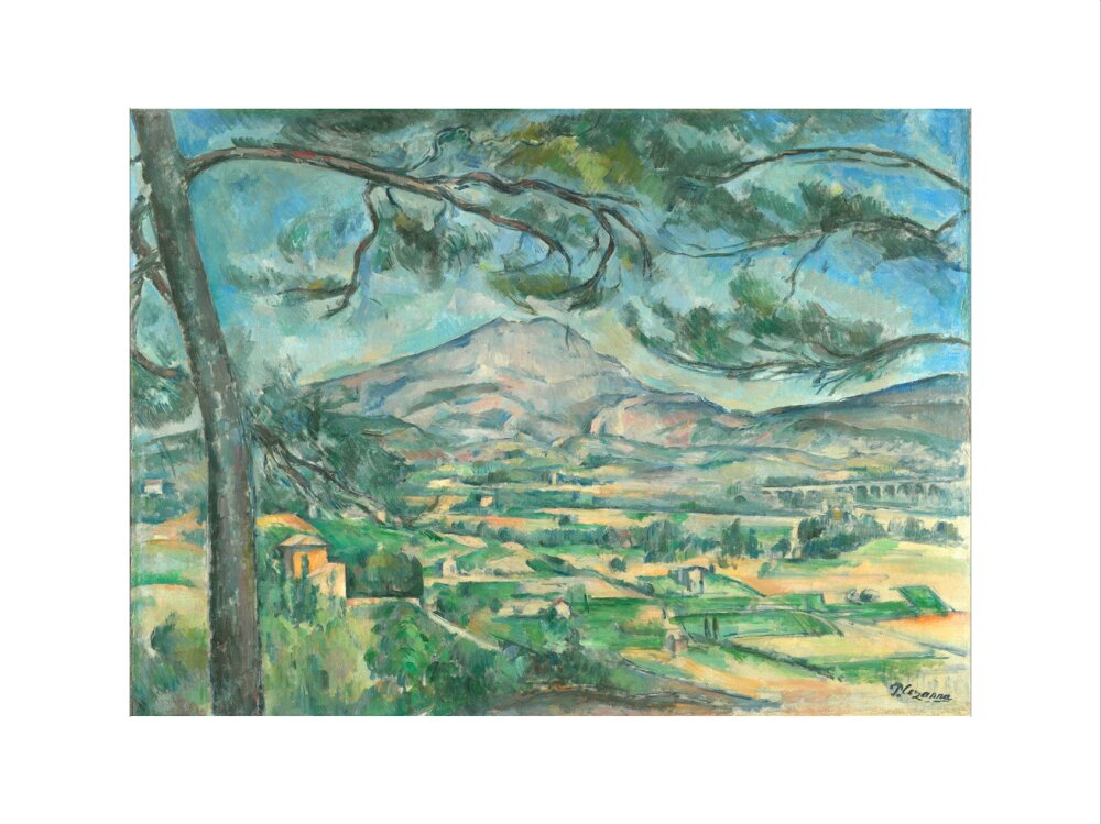 The Montagne Sainte-Victoire with Large Pine (art print, large, unframed)