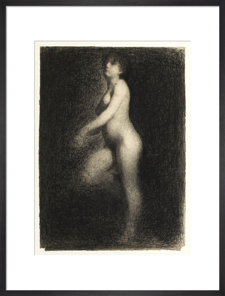 Female Nude (art print, large, black)