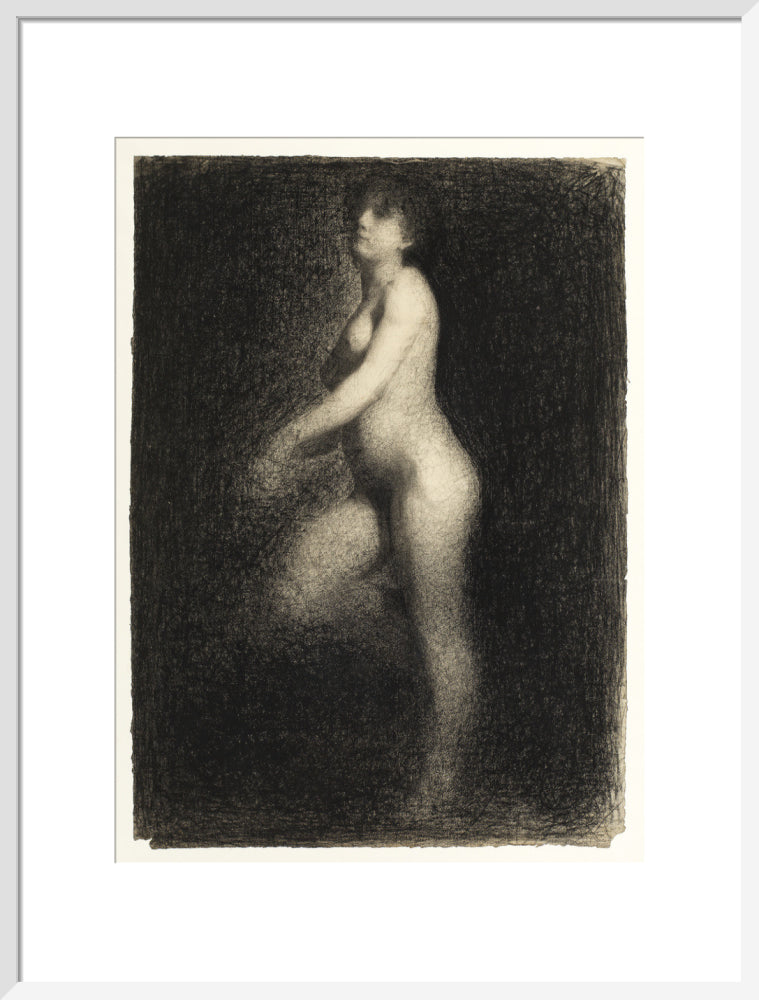 Female Nude (art print, large, white)