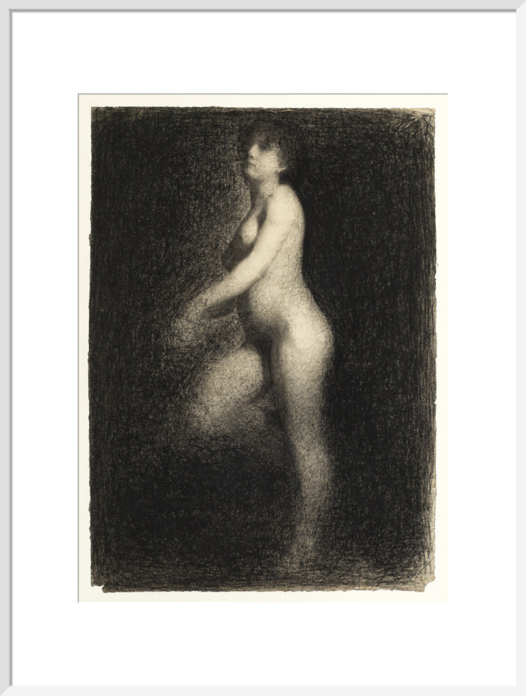 Female Nude (art print, extra large, white)