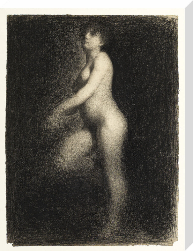Female Nude (stretched canvas, large, unframed)