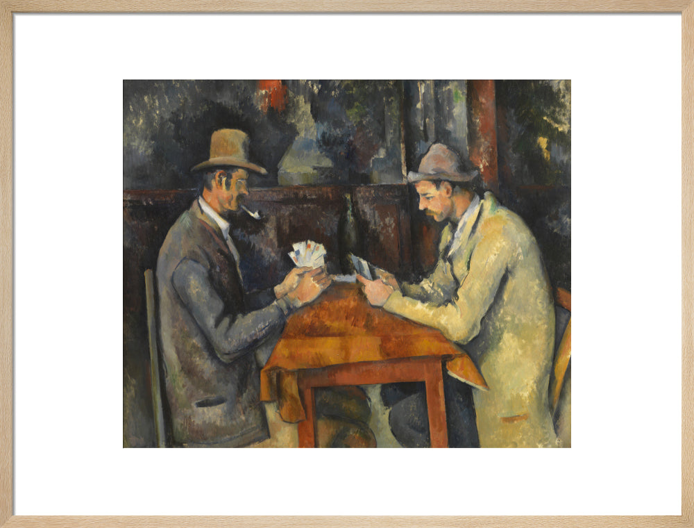 The Card Players (art print, large, natural)
