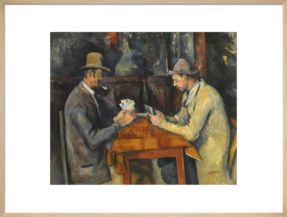 The Card Players (art print, extra large, natural)