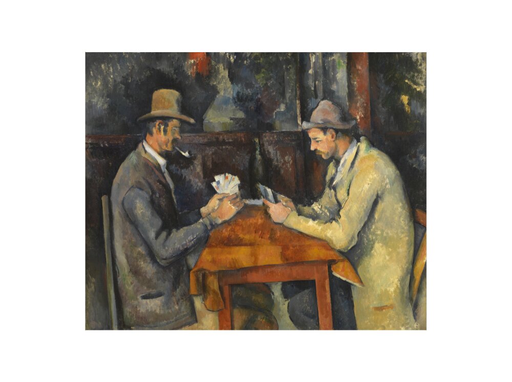 The Card Players (art print, large, unframed)