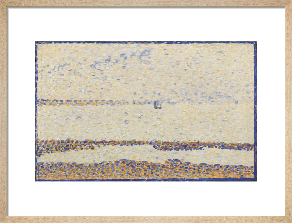 The Beach at Gravelines (art print, medium, natural)