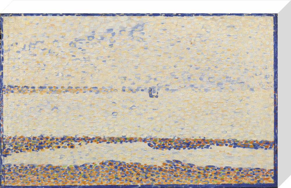The Beach at Gravelines (stretched canvas, medium, unframed)
