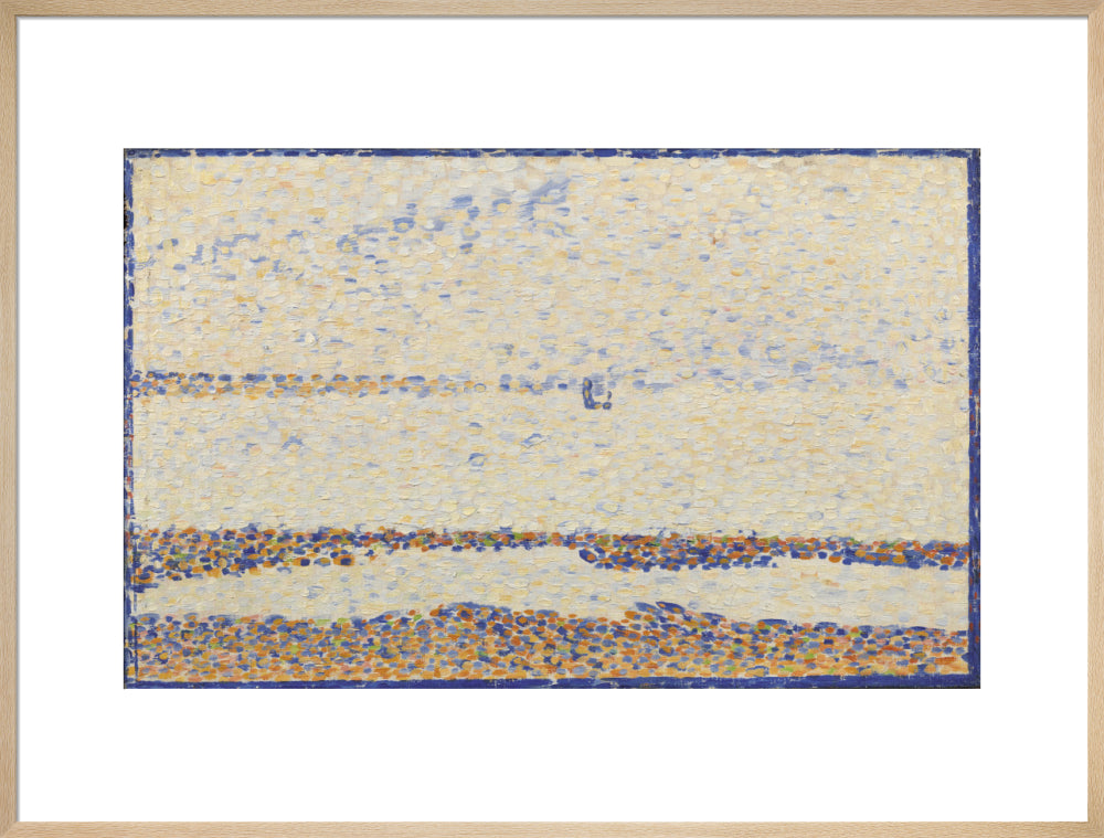 The Beach at Gravelines (art print, extra large, natural)