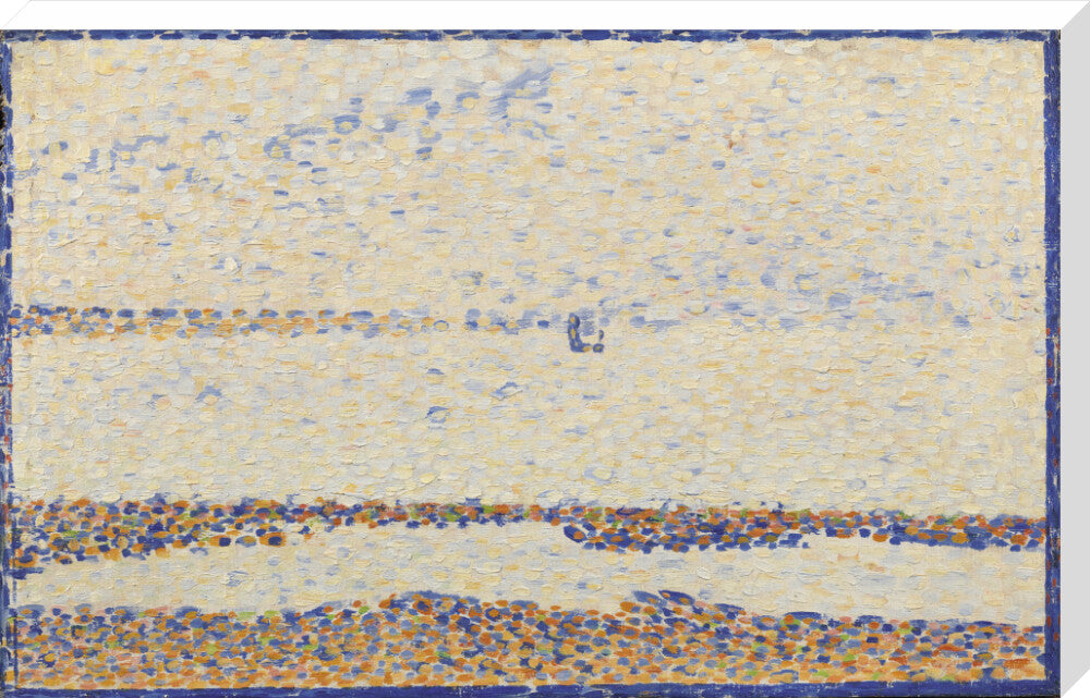 The Beach at Gravelines (stretched canvas, extra large, unframed)