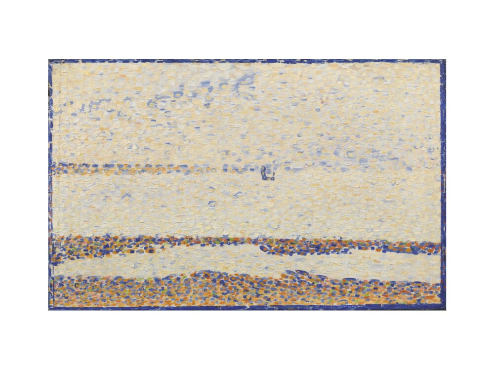 The Beach at Gravelines (art print, extra large, unframed)