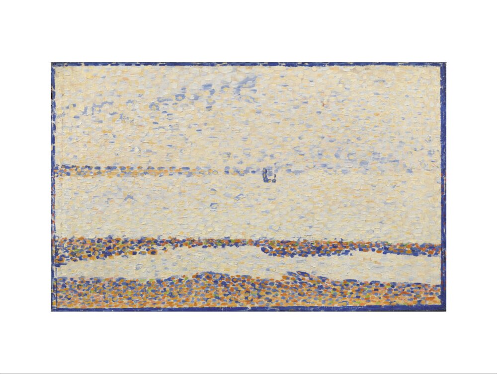 The Beach at Gravelines (art print, large, unframed)