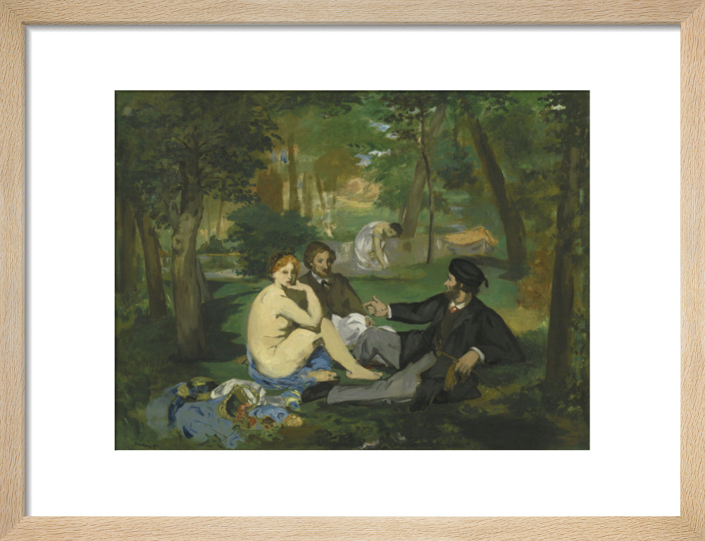 Le Dejeuner sur l'herbe (art print, small, natural)