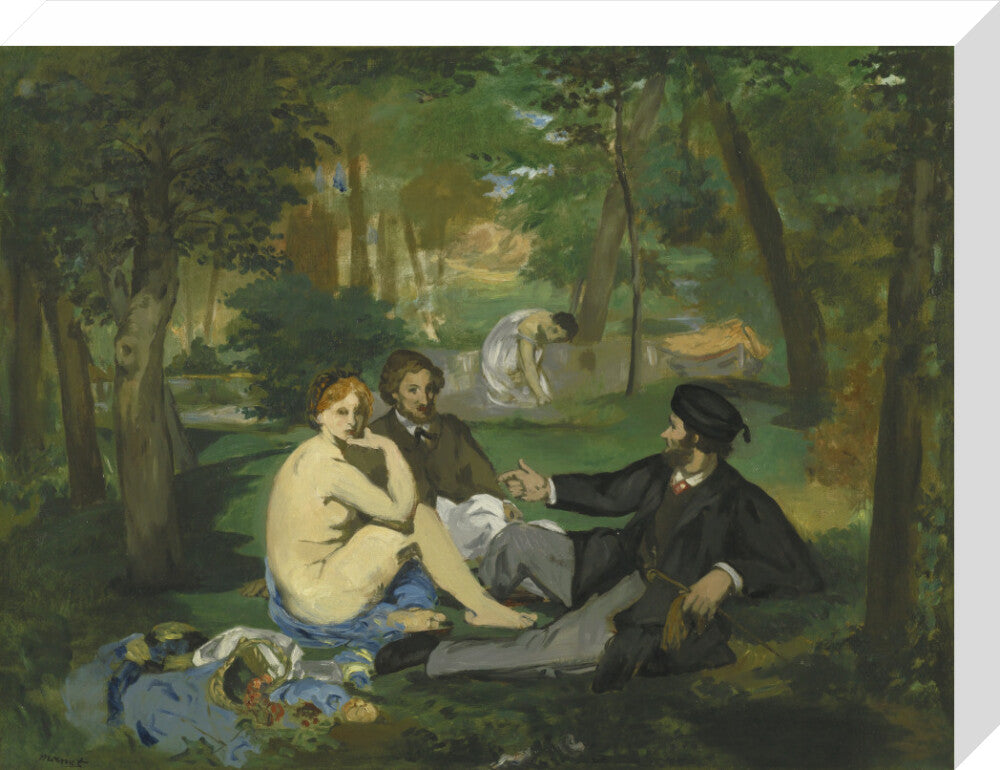 Le Dejeuner sur l'herbe (stretched canvas, medium, unframed)
