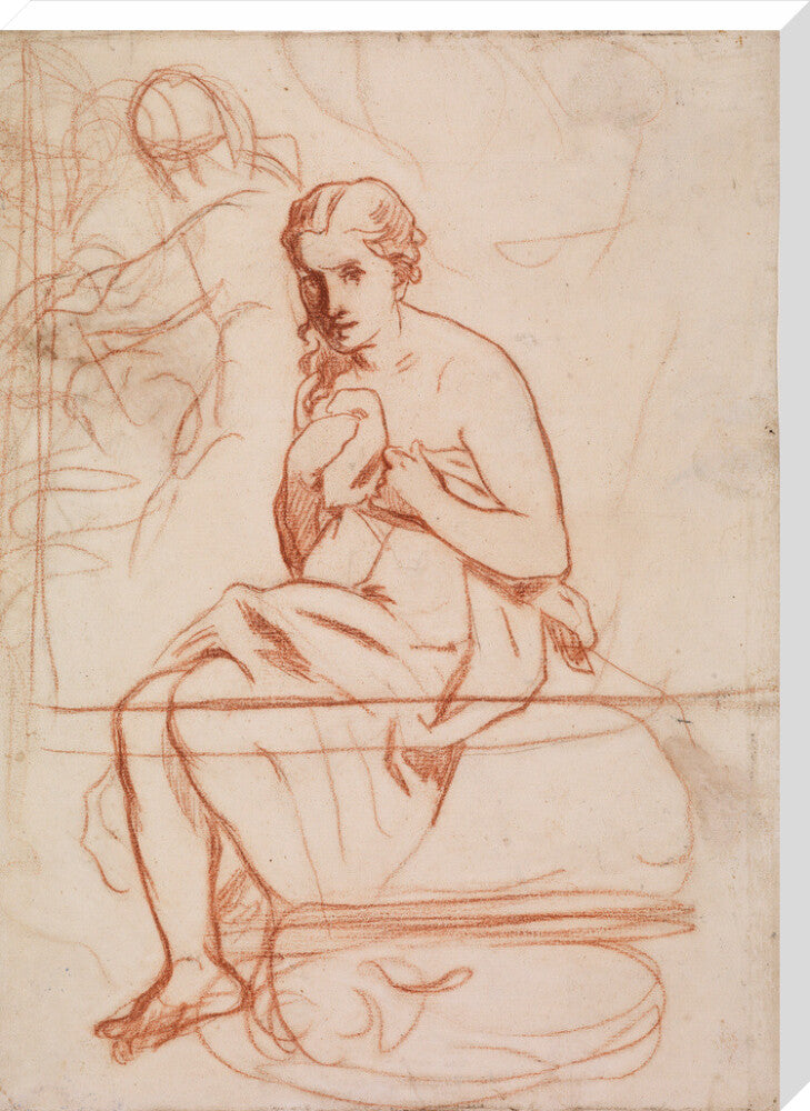 La toilette (stretched canvas, extra large, unframed)