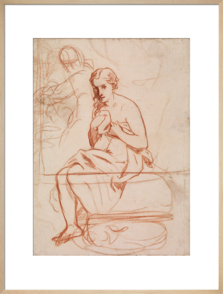 La toilette (art print, extra large, natural)