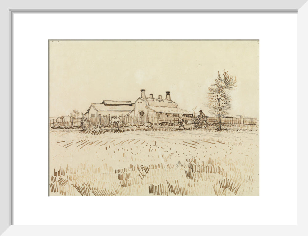 A Tile Factory (art print, small, white)
