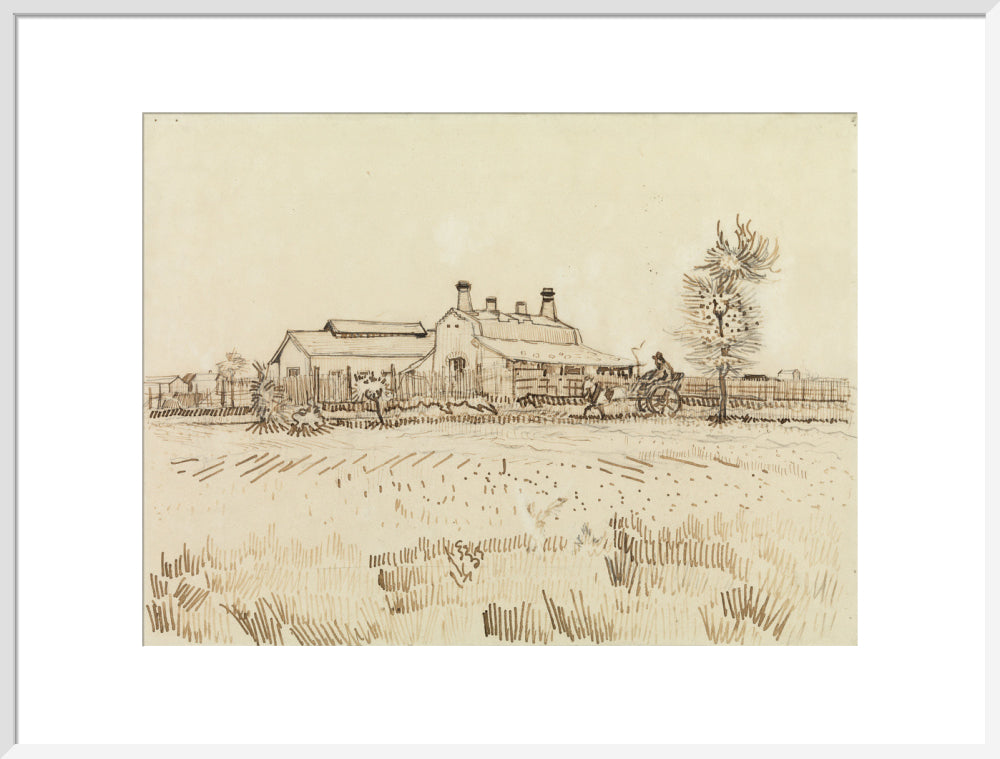 A Tile Factory (art print, extra large, white)