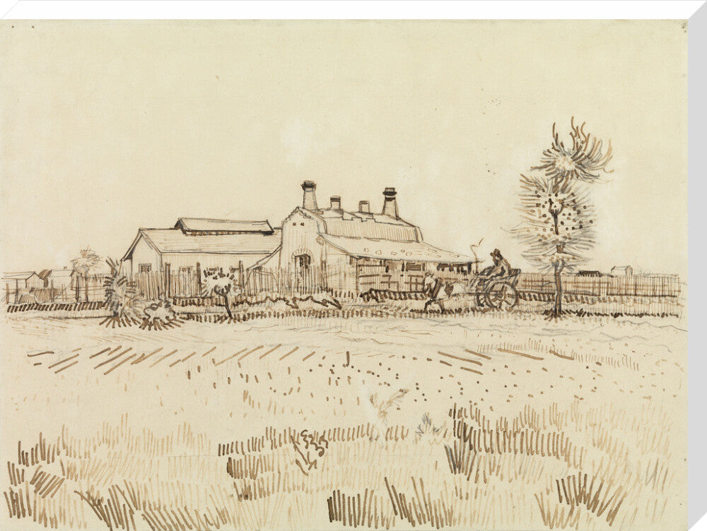 A Tile Factory (stretched canvas, extra large, unframed)