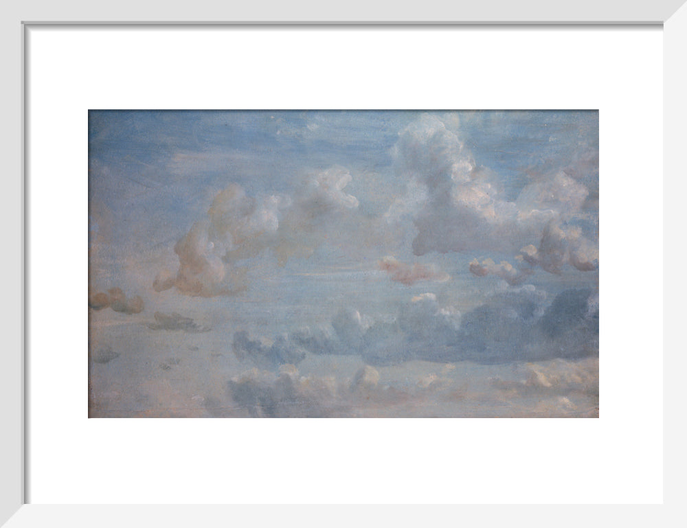 Cloud Study (art print, small, white)