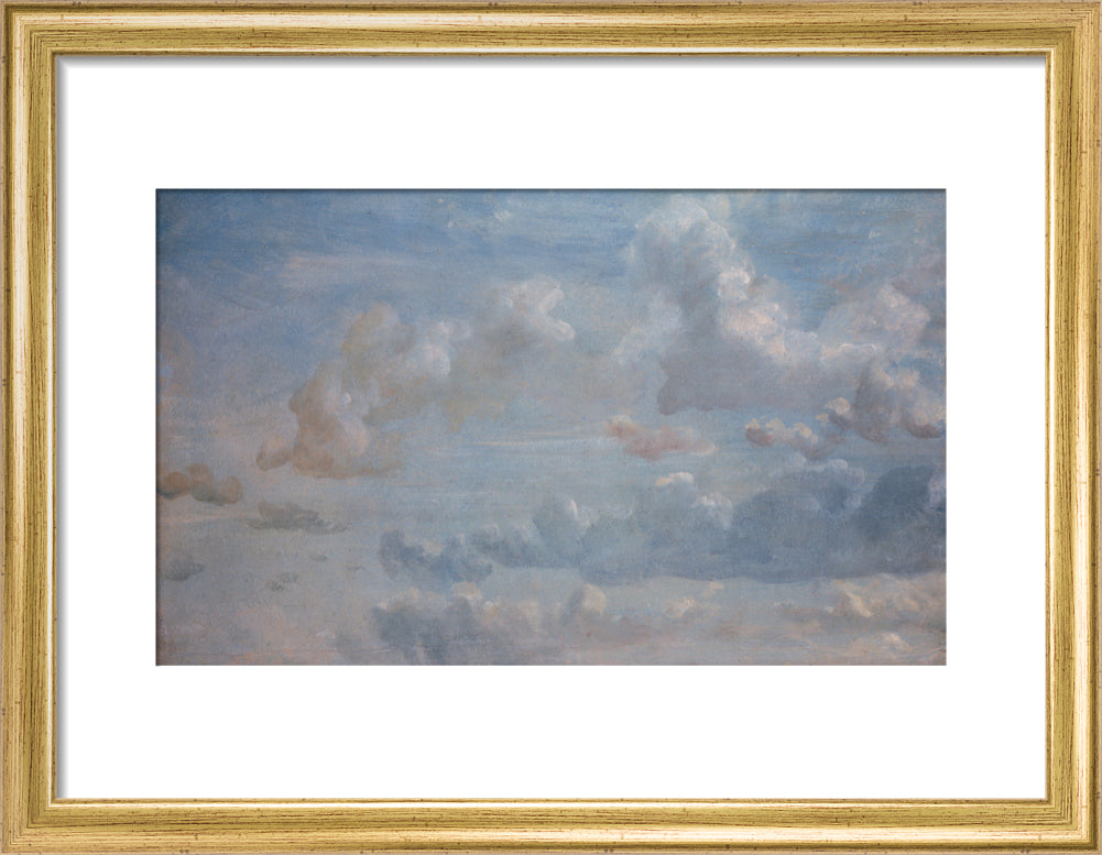 Cloud Study (art print, small, gold)