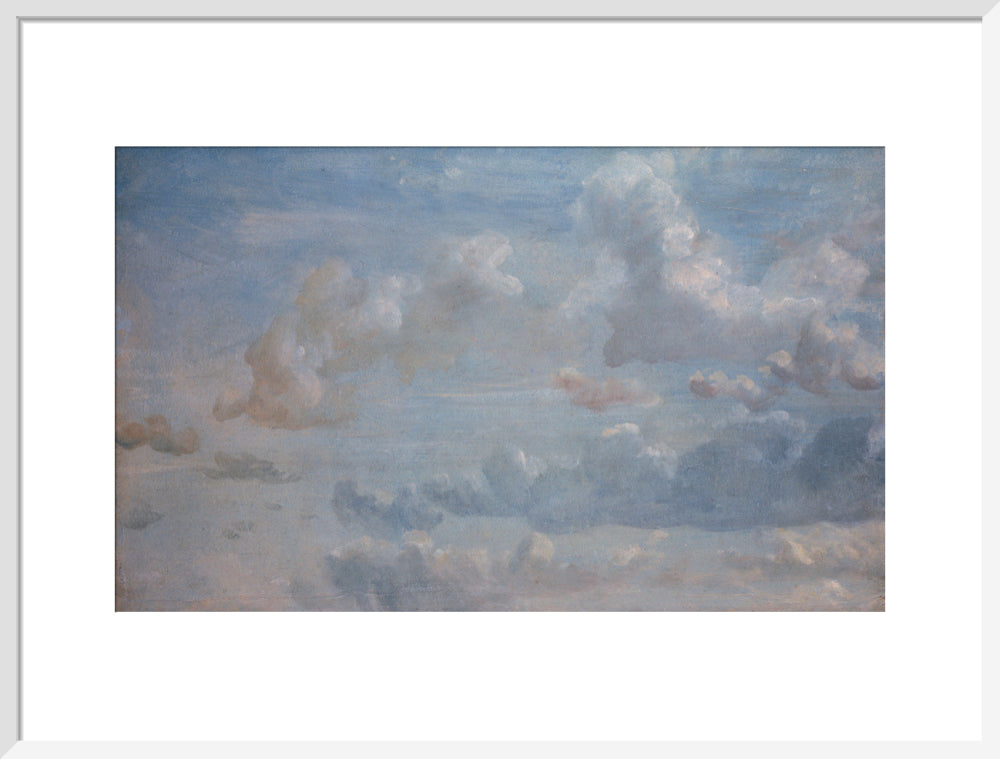 Cloud Study (art print, large, white)