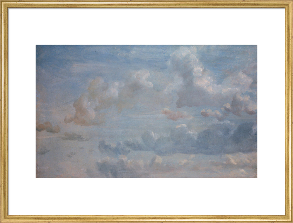 Cloud Study (art print, large, gold)