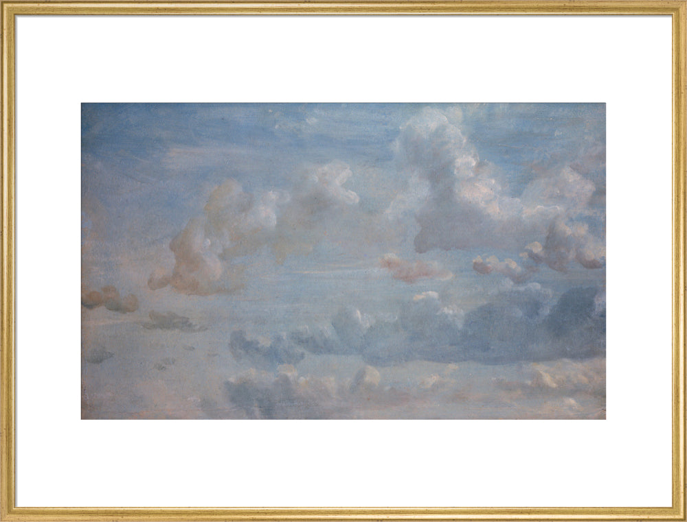 Cloud Study (art print, extra large, gold)