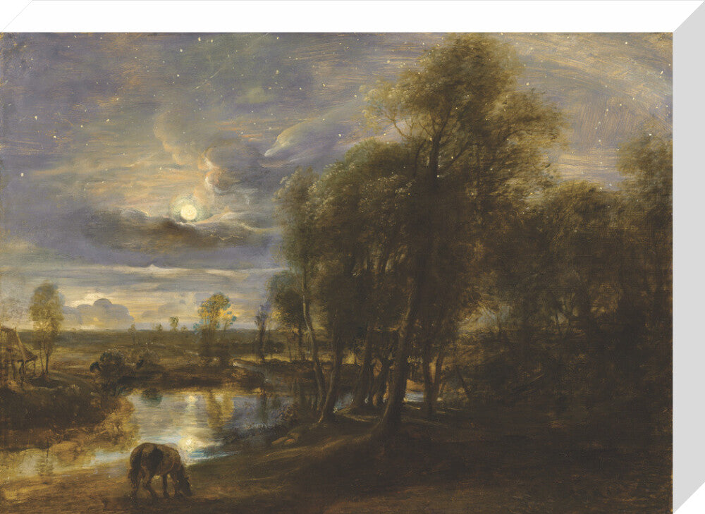 Landscape by Moonlight (stretched canvas, medium, unframed)