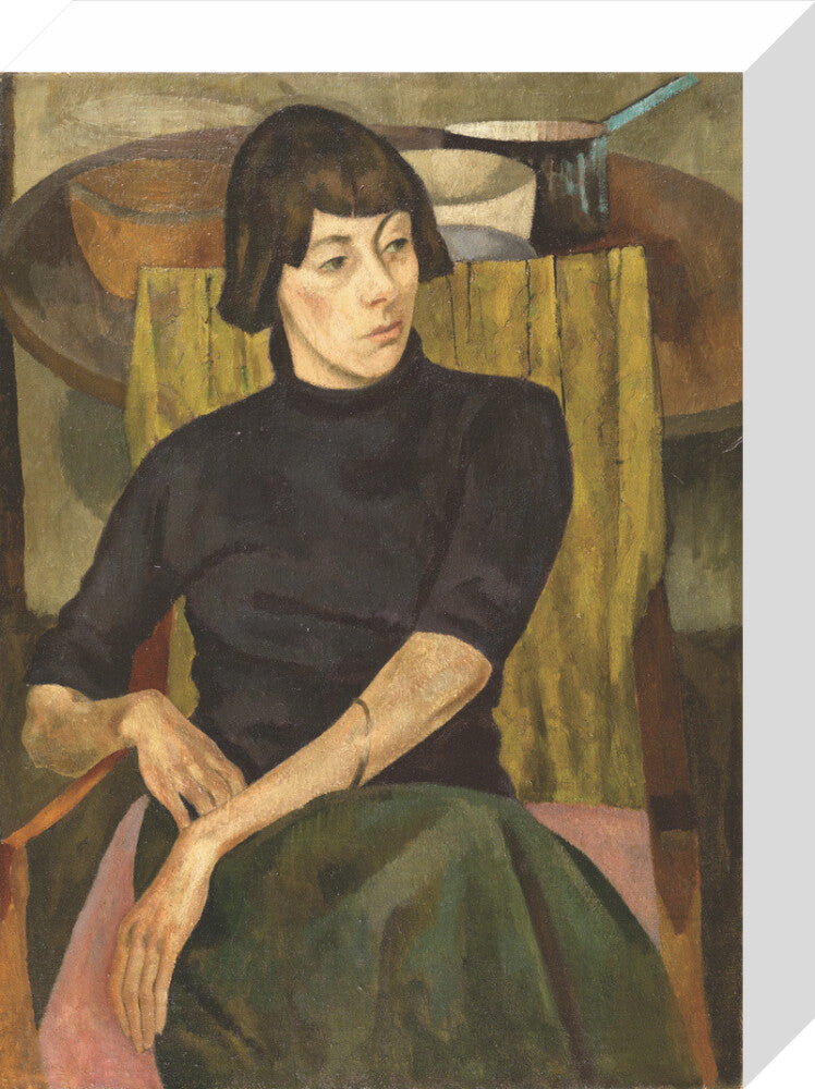 Portrait of Nina Hamnett (stretched canvas, small, unframed)