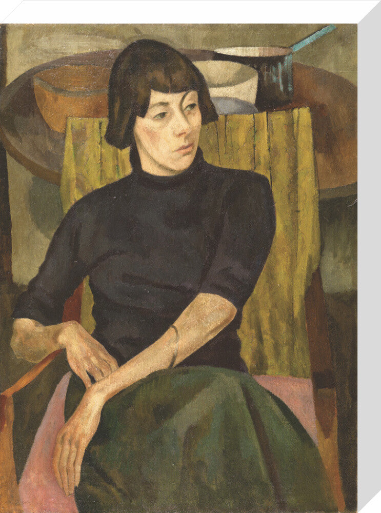 Portrait of Nina Hamnett (stretched canvas, medium, unframed)