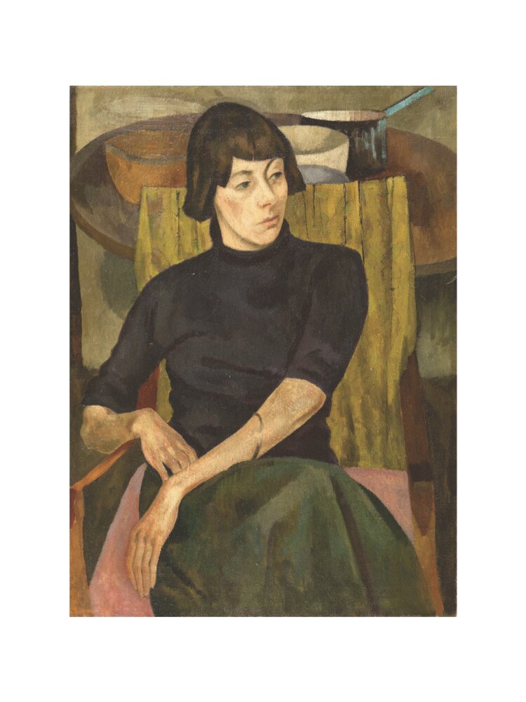 Portrait of Nina Hamnett (art print, extra large, unframed)