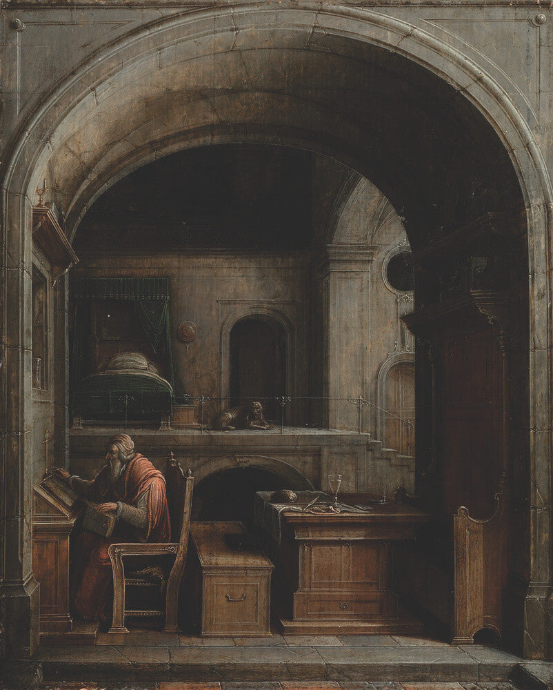 Saint Jerome in his Study