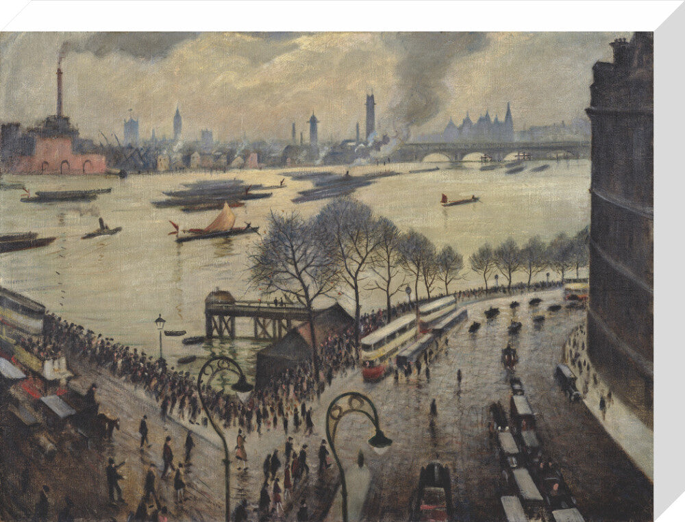 Blackfriars Bridge, London (stretched canvas, medium, unframed)
