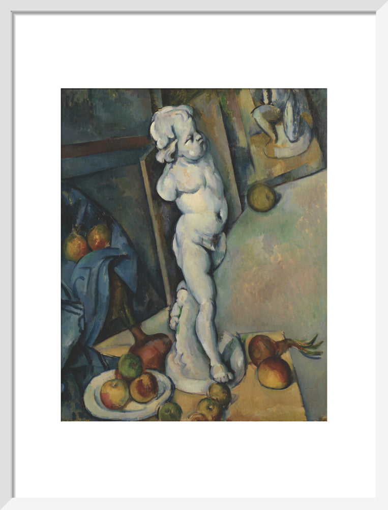 Still Life with Plaster Cupid (art print, medium, white)