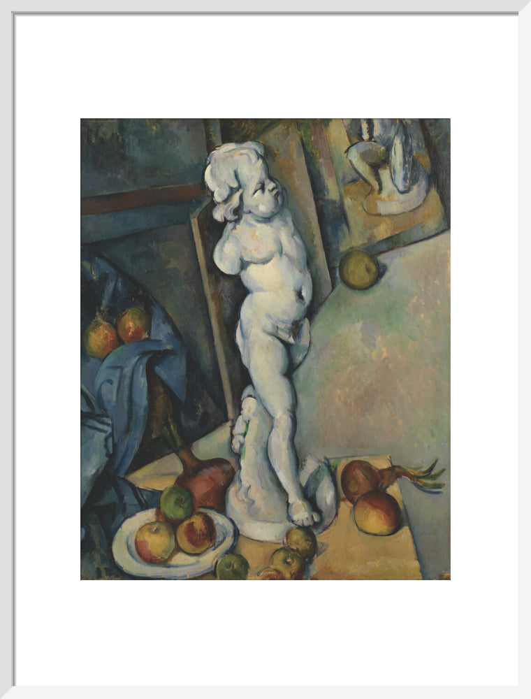 Still Life with Plaster Cupid (art print, large, white)