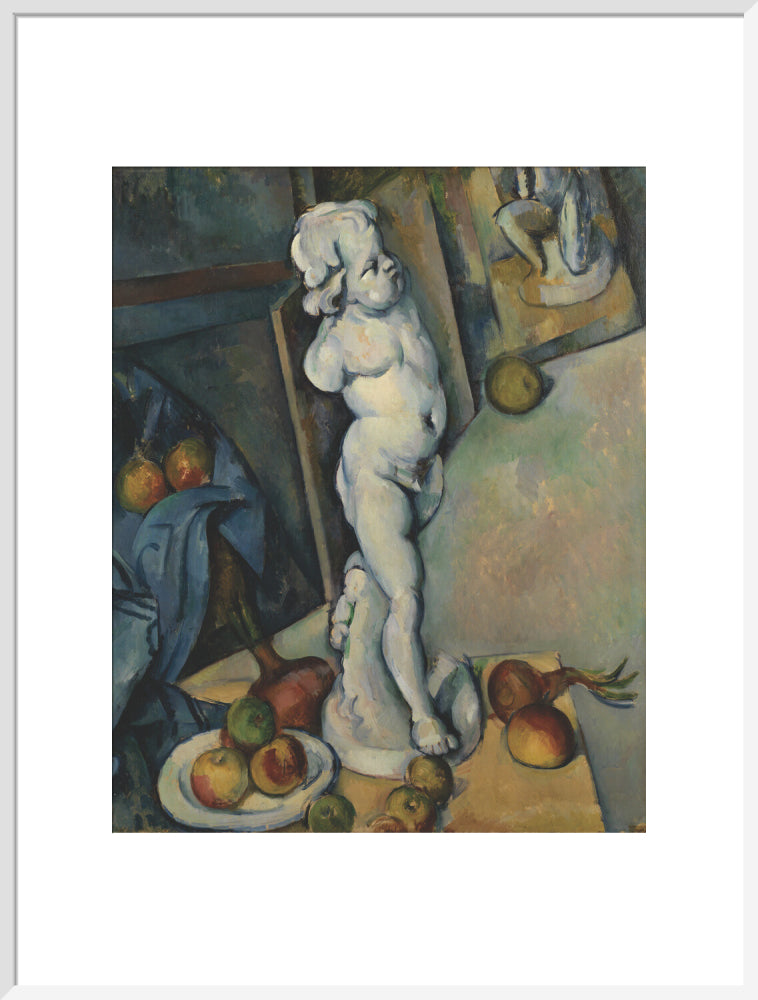 Still Life with Plaster Cupid (art print, extra large, white)