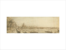 Load image into Gallery viewer, Canaletto, View from Somerset Gardens Looking towards London Bridge
