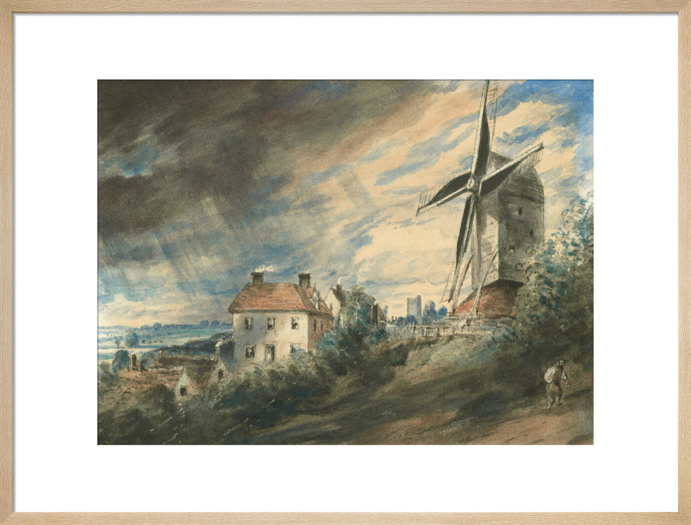John Constable, Stanway Mill, near Colchester (art print, large, natural)