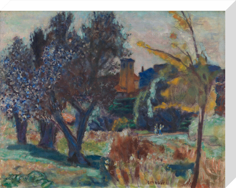 Landscape with Olive Trees and a Chapel (stretched canvas, medium, unframed)