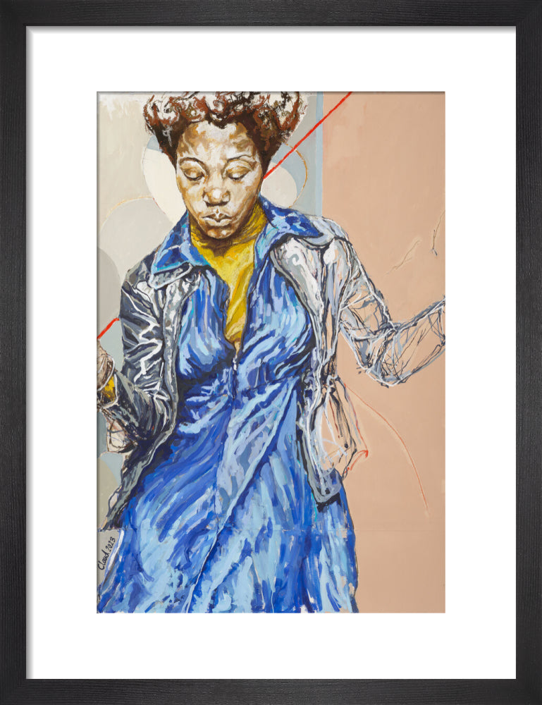Blues Dance, 2023 (art print, small, black)