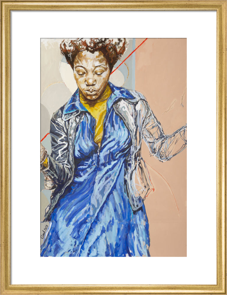 Blues Dance, 2023 (art print, medium, gold)