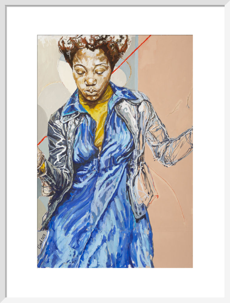 Blues Dance, 2023 (art print, large, white)