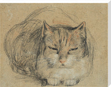 Load image into Gallery viewer, David Wilkie, Cat - study for &#39;The Cut Finger&#39;
