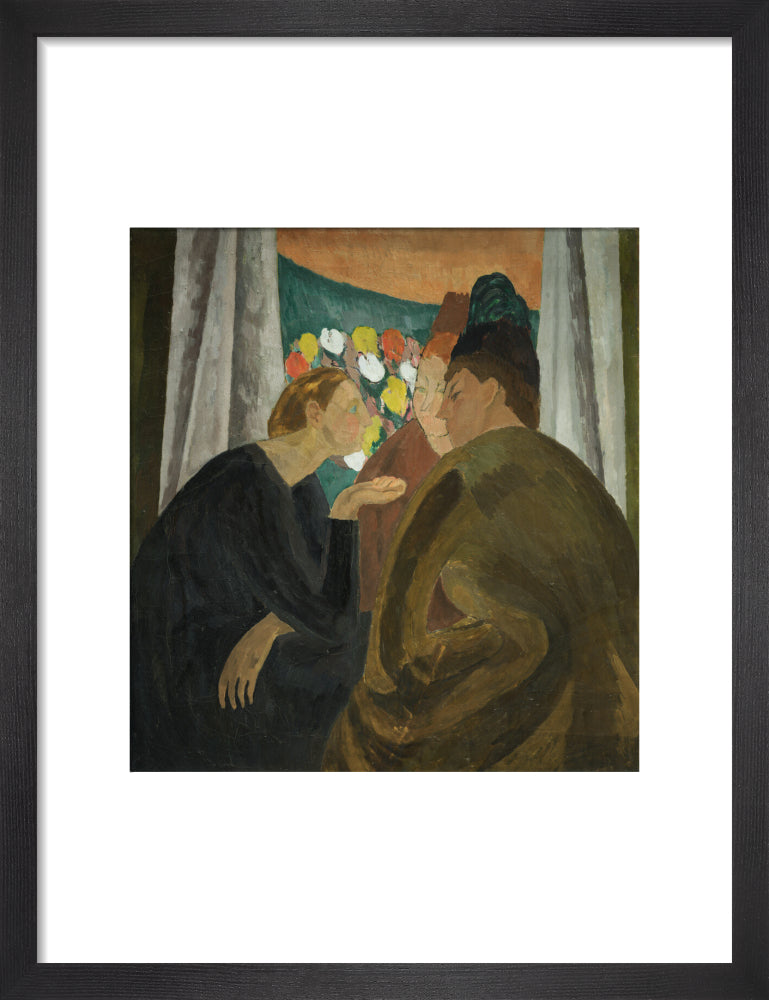 A Conversation (art print, small, black)