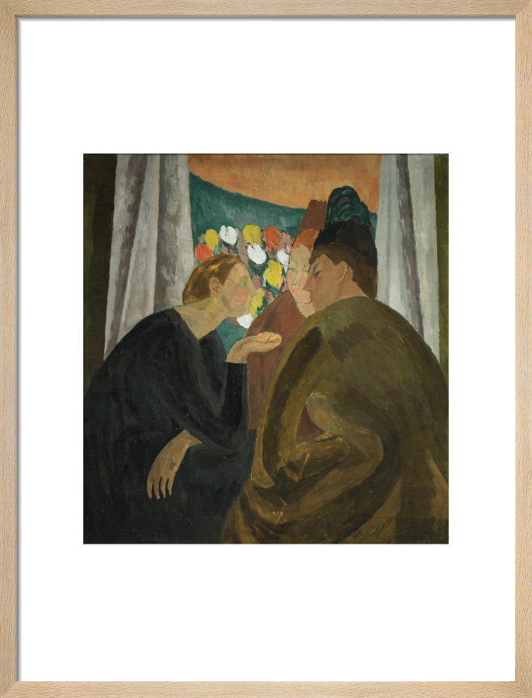 A Conversation (art print, medium, natural)