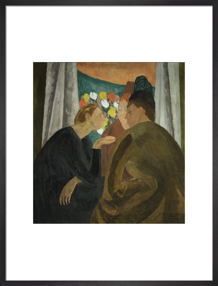 A Conversation (art print, large, black)