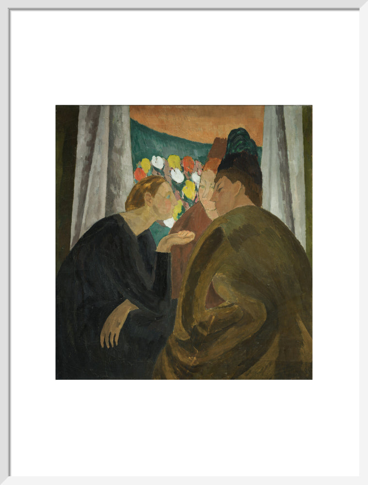 A Conversation (art print, large, white)