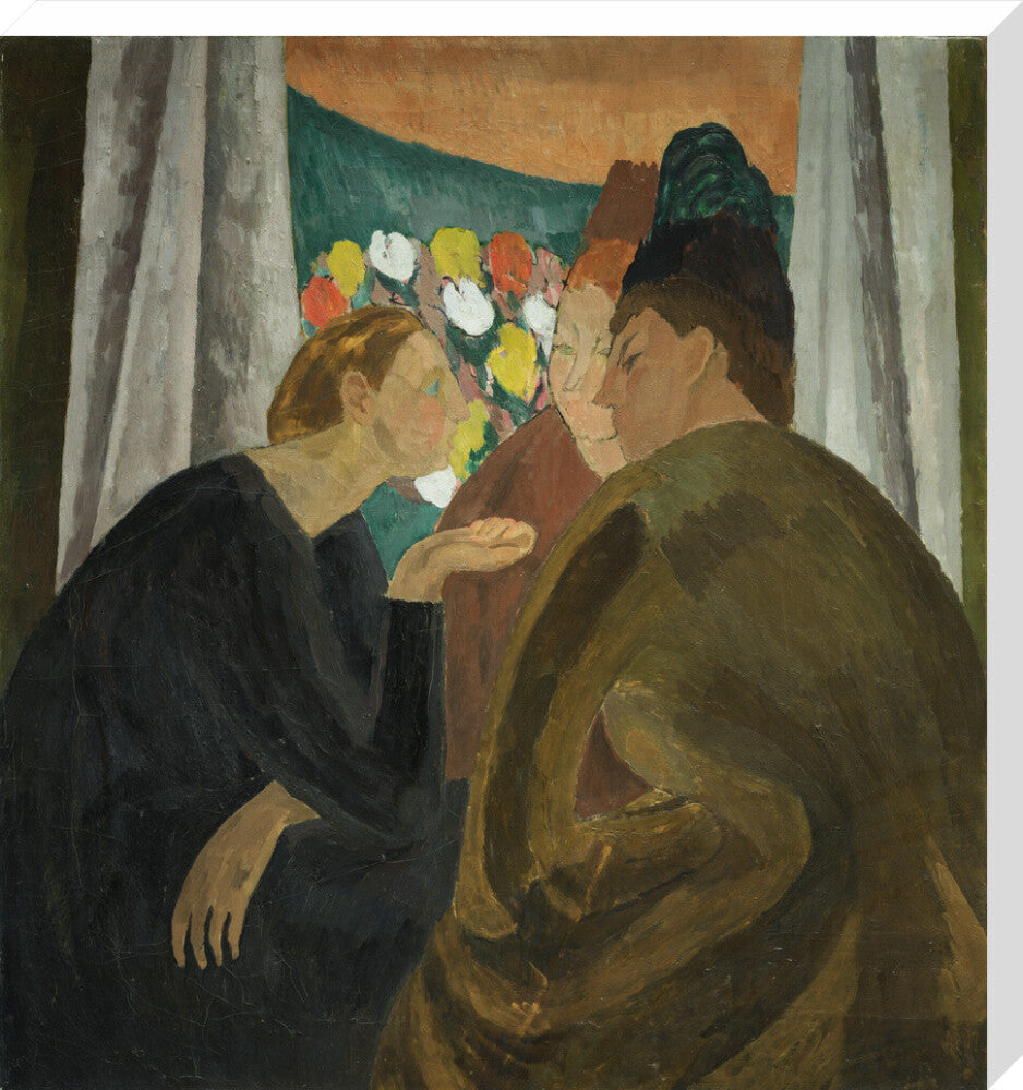 A Conversation (stretched canvas, large, unframed)