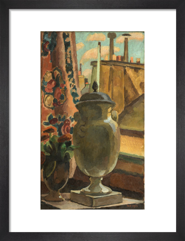 Still Life at a Window (art print, small, black)