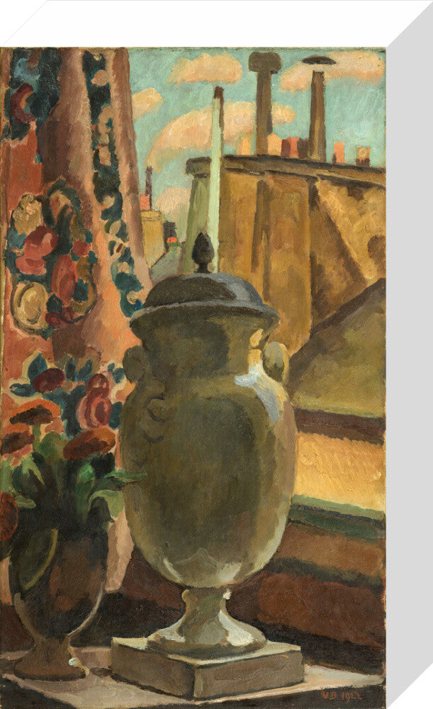 Still Life at a Window (stretched canvas, small, unframed)