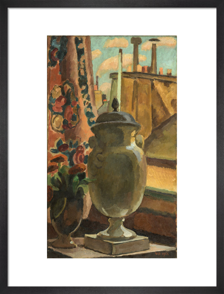 Still Life at a Window (art print, medium, black)